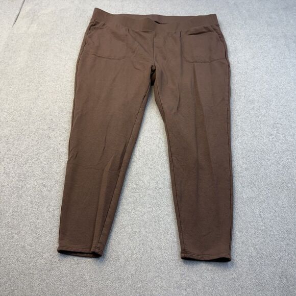 Torrid Pants Women's 3 Brown Pull On Jogger Light Sweats Soft Comfort Lounge - Picture 1 of 11